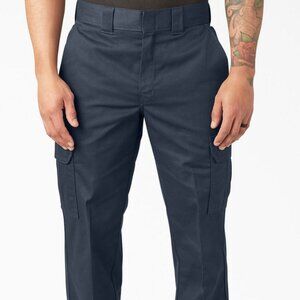 Dickies Cargo Pants Relaxed Fit Straight Leg 30x30 Dark Navy NWT